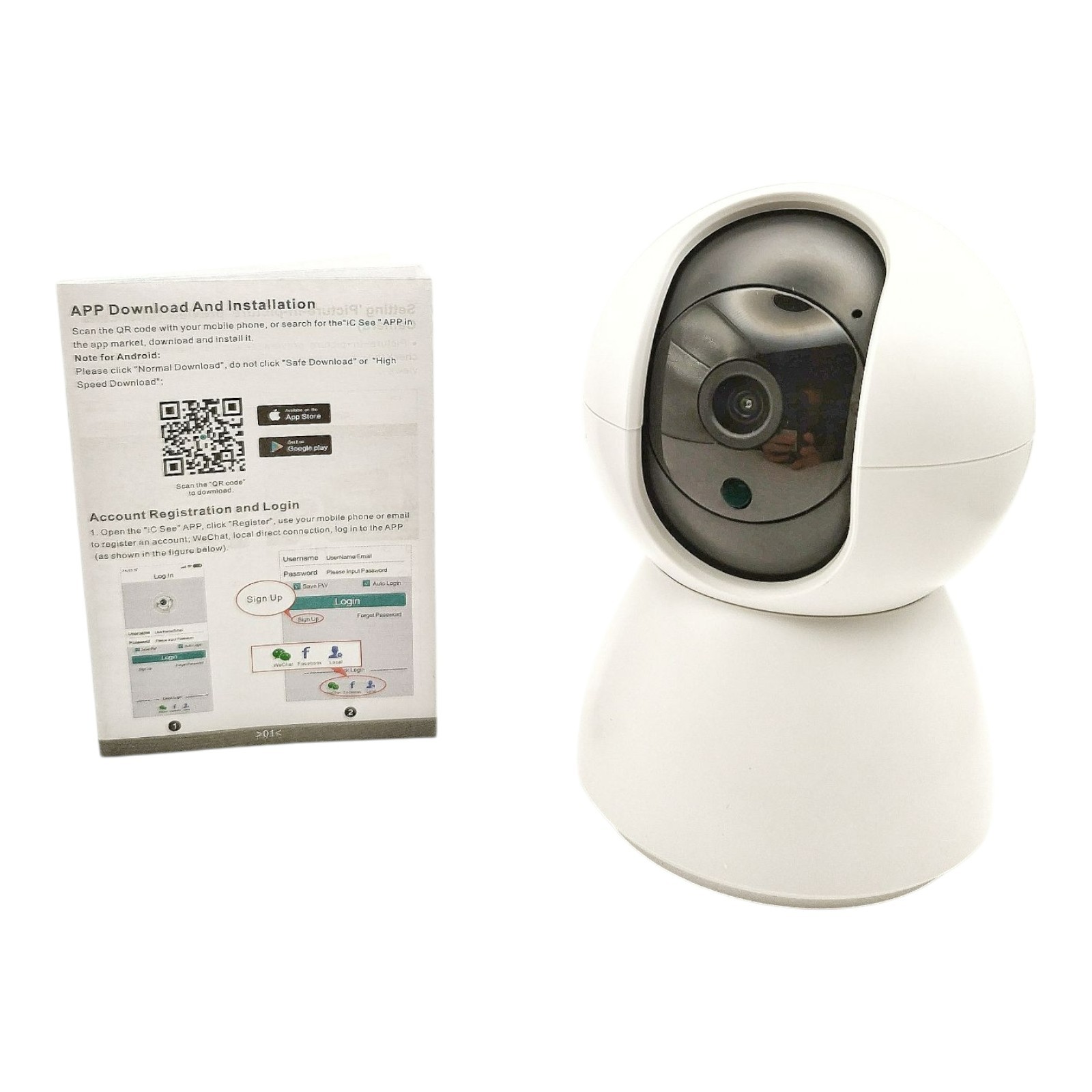 Moniteur bébé intelligent 1080P avec suivi AI Smart et audio bidirectionnel - 2