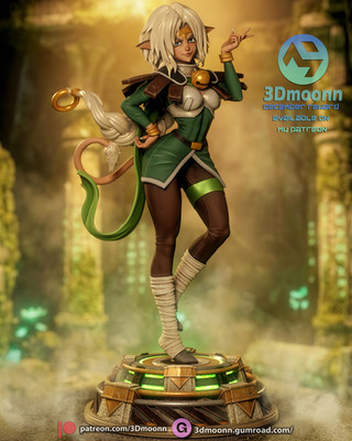 Aisha Clan Clan | Outlaw Star | UNPAINTED | 1/6 Scale Resin Kit