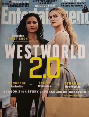 Vintage Entertainment Weekly Magazine Issue #1505 March 2018 Westworld 2.0