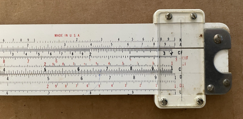 Vintage ACU-MATH Model #900 Professional Mannheim Trig Slide Rule w/ Case #30 - Picture 5 of 12