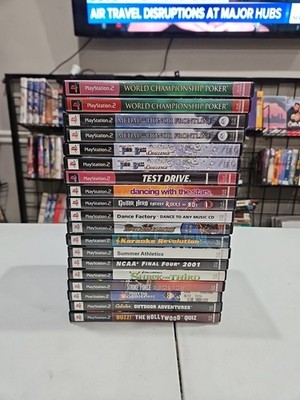 PlayStation 2 Game Lot Of 19 Total - A Few Of Them Are Duplicates Look At Pics