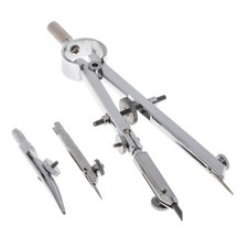 Professional Metal Bow Compass For Geometry Math Drawing Drafting
