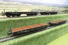 4x Märklin Spur H0 4867 Schwerlastwagen Transportwagen der DRG Ep.II KONVOLUT