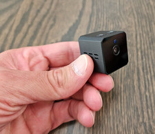 Mini Action Camera 1080P Waterproof Case Helm...