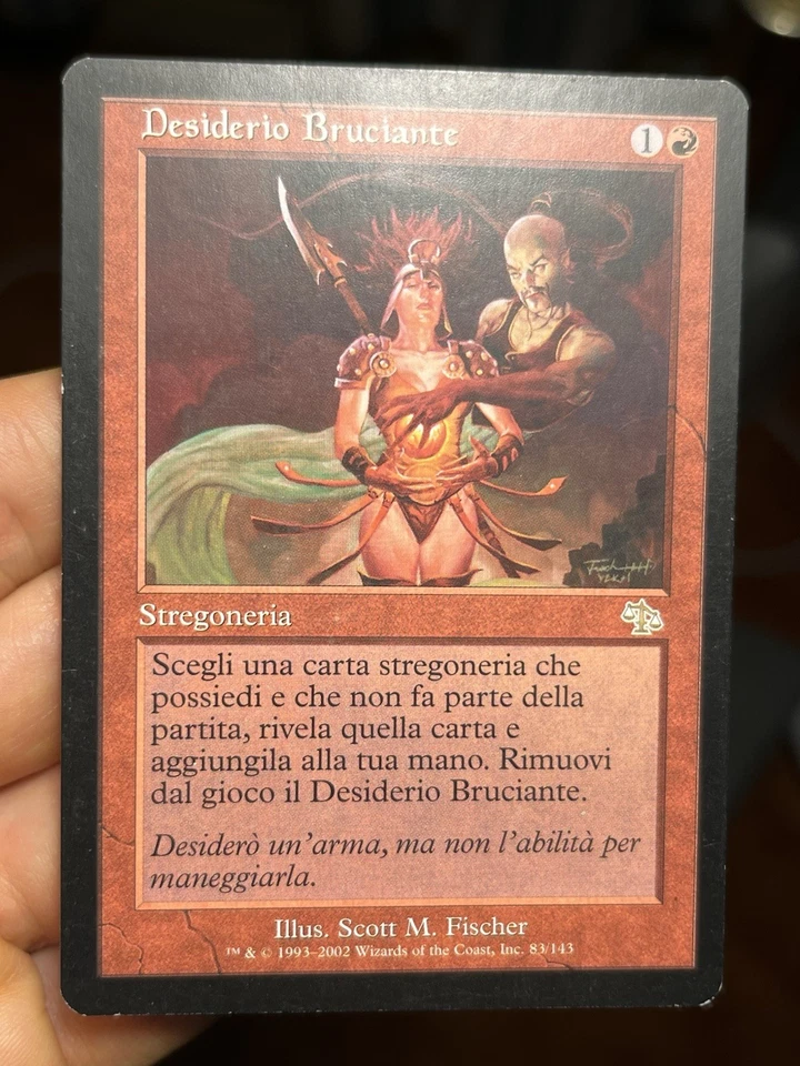 3x Burning Wish • Judgment • Mixed Languages • Mtg (1667) - Image 4 of 4