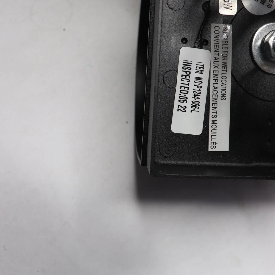 (1-Pk) Revolve Outdoor Wall Sconce 2-Light LED 6 Total Watts Black P1244-066-L - Image 2 of 4