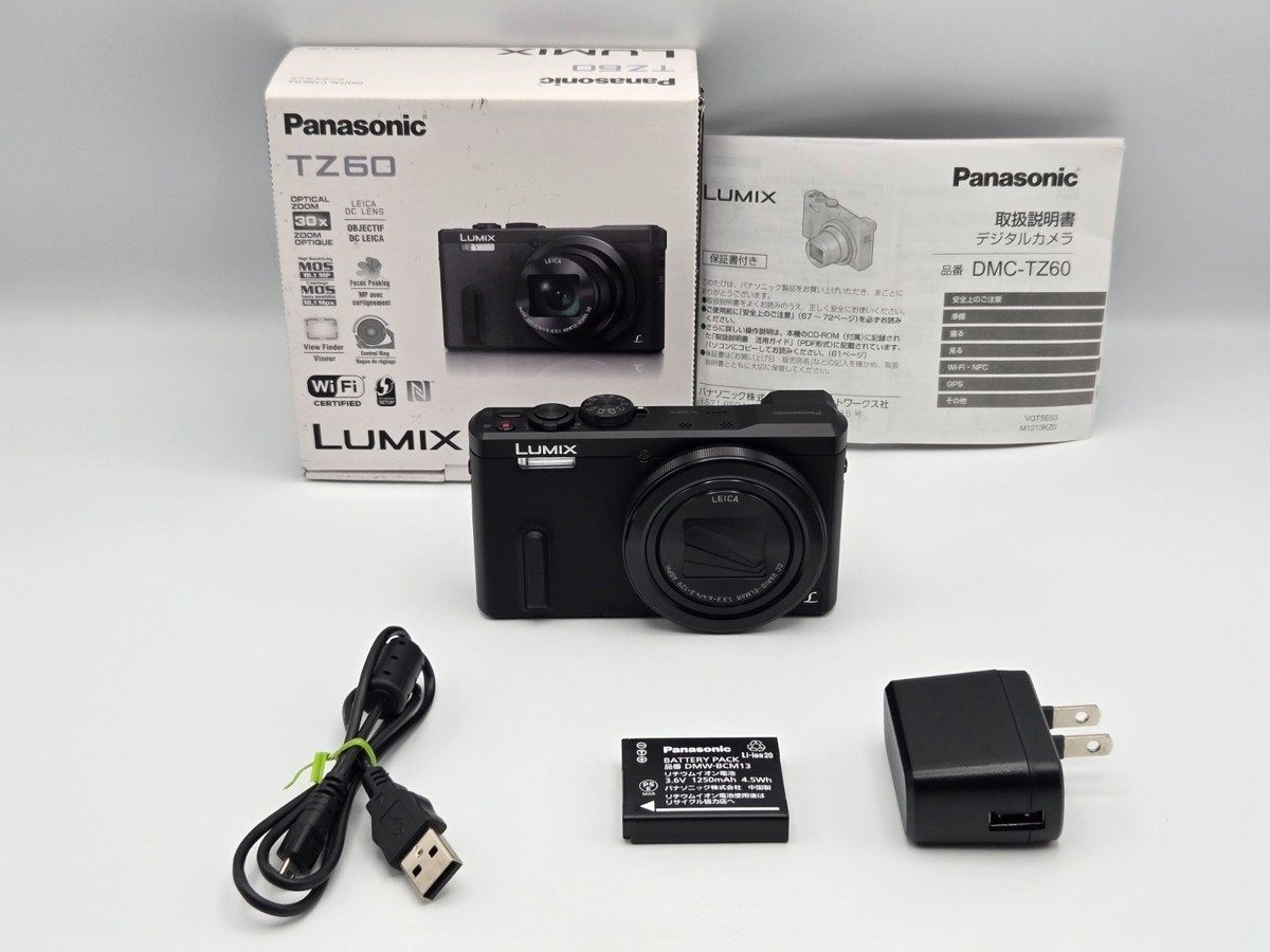 MINT] Panasonic LUMIX DMC-TZ60 Black 18.1mMP Compact Digital