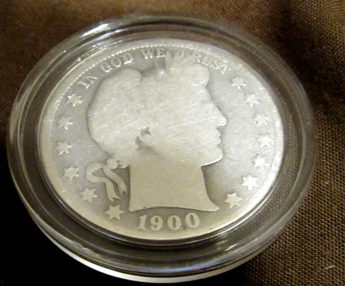 1900 Barber Half Dollar 50 cent Ungraded, circulated coin