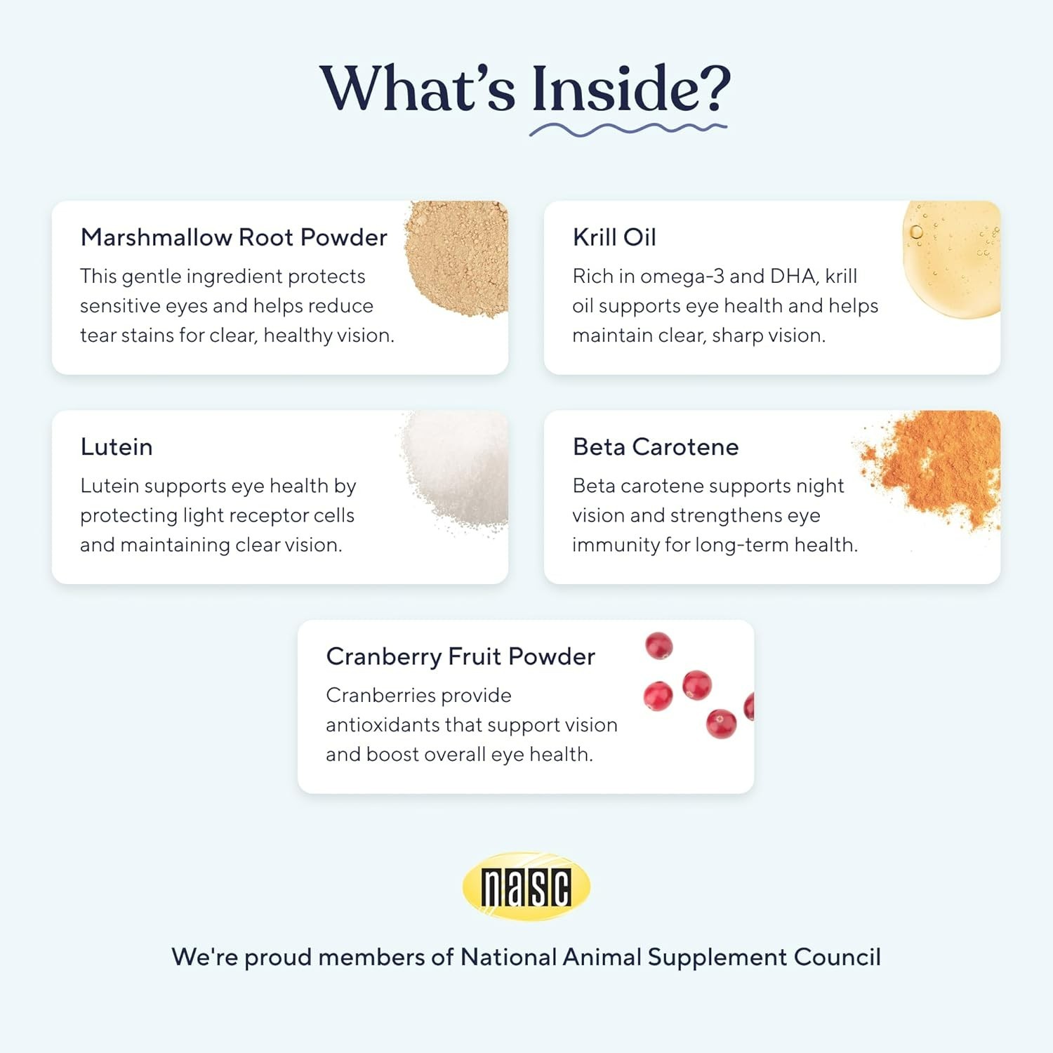 Pawfy Eye Support Soft Chews - Prevent Tear Stains - Support Eyesight - 30 Chews