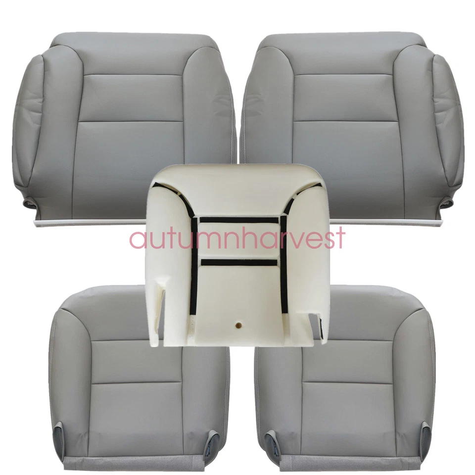 Cubierta de asiento superior inferior delantera y gris espuma para Chevy C/K1500 1995 1996 1997-1999 Foto 2 de 4