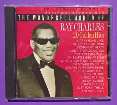 Ray Charles (CD) The Wonderful World Of Ray Charles - 20 Golden Hits