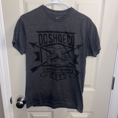 DC Shoes Quality Goods T Shirt Small Charcoal Gray