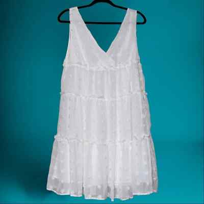 Vine & Love medium white sleeveless dress lined graduation wedding formal  party | eBay