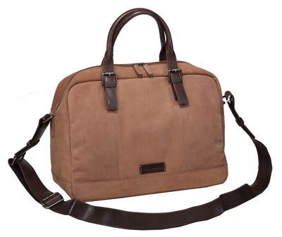 Greenburry Reisetasche Businesstasche Ledertasche Aktentasche Aktenmappe  sand