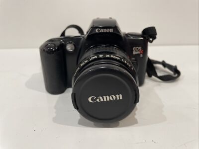 Canon EOS Rebel Xs Film Camera With 35-80mm EF Lens Kit