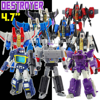 Kids Toy Pocket Size Small Scale MFT Robot Destruction Fighters Model Figures