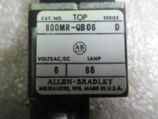 Allen-Bradley 800MR-QB06 Red Push Button Pilot Light