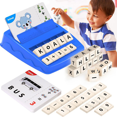 Educational Toys for Kids Ages 3-8, Matching Letter Spelling Game ABC Learning
