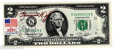 Etats UNIS AMERIQUE USA 2 $ 1976 K DALLAS AUTOGRAPHED 1s day issue STAMP SUNDAY 