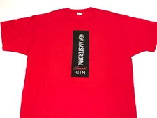 Rare! Vintage 2000s New Amsterdam Straight Gin Bartenders T-Shirt New! XXXL 3X