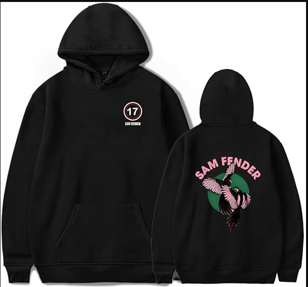 two sided hoodie, Sam Fender Magpie Graphic Hoodie, gift for fans