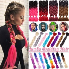 Jumbo Braiding Hair Pre Stretched Braiding Hair Extensions Synthetic Hair Party