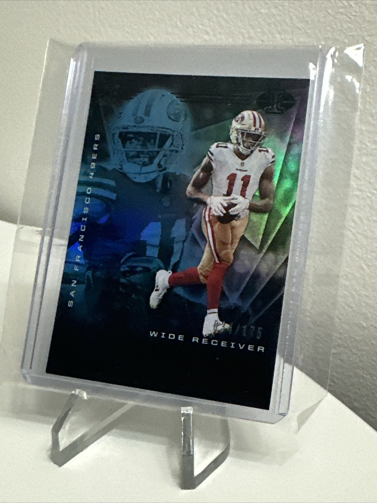 2020 Brandon Aiyuk Panini Illusions Trophy Collection Teal /175 RC #27 SP Rookie