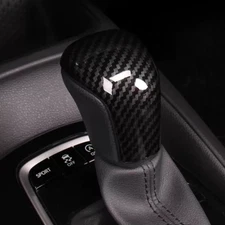 ABS Carbon fiber look Gear Shift Knob Cover Trim For Toyota Corolla 2019-2023
