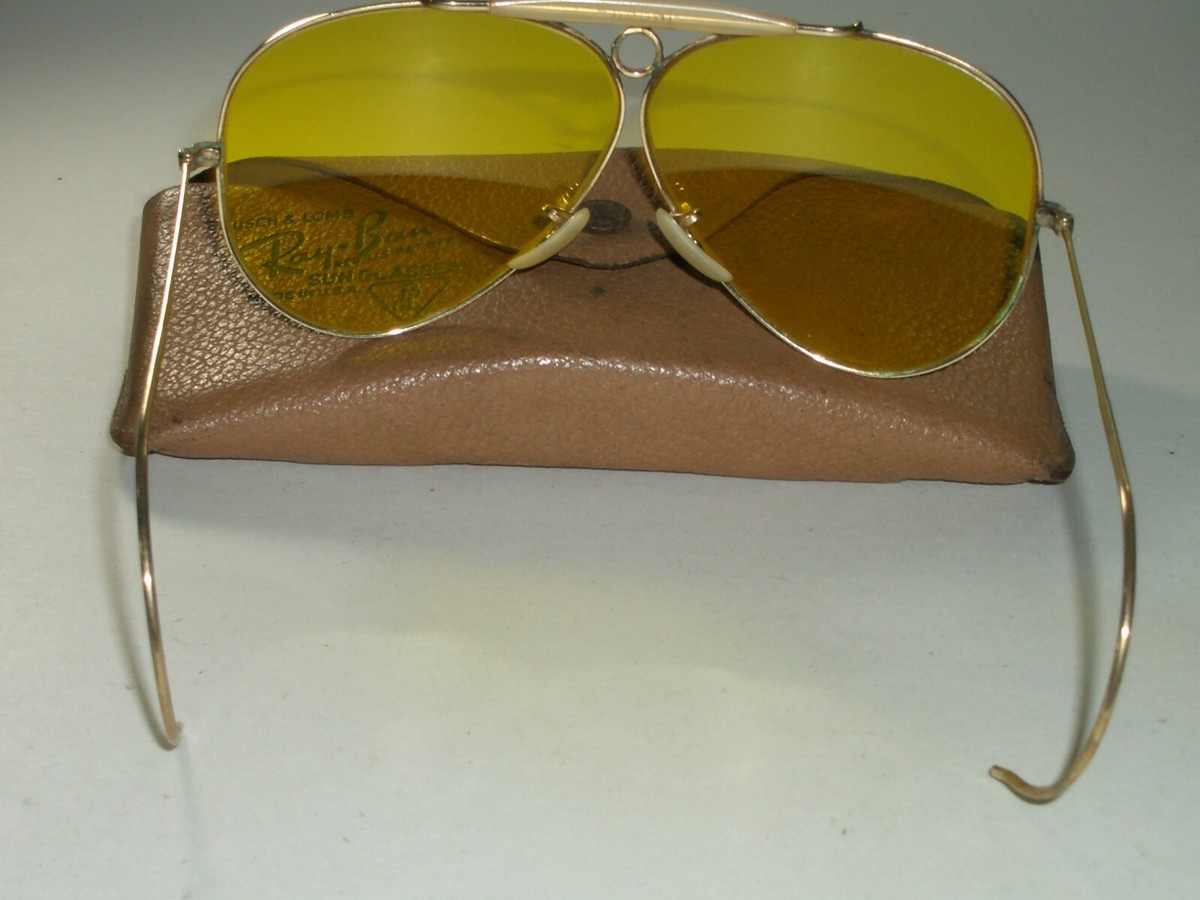 62MM 5MM VINTAGE B&L RAY-BAN 1/10 12K GF KALICHROME SHOOTING