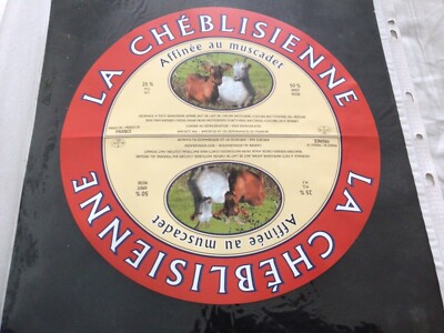 New Mountain Cheese Label Goat Tomme La Cheblisienne Muscadet