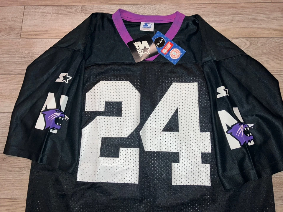 Northwestern Wildcats Football Black Starter Jersey 52 XL mens New NWT Vintage - Image 3 of 4
