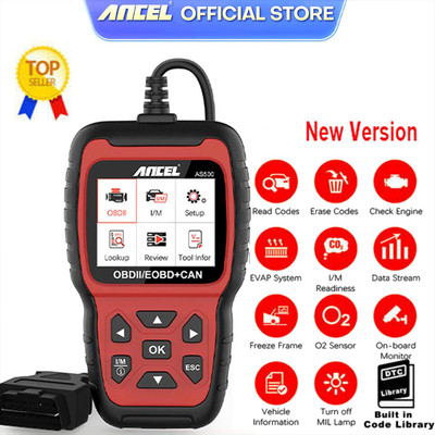 ANCEL AS500 Profi KFZ OBD2 Diagnosegerät Auto Scanner Motor Fehlerauslesegerät