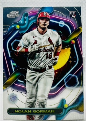 2023 Topps Cosmic Chrome Nolan Gorman RC #16 St. Louis Cardinals