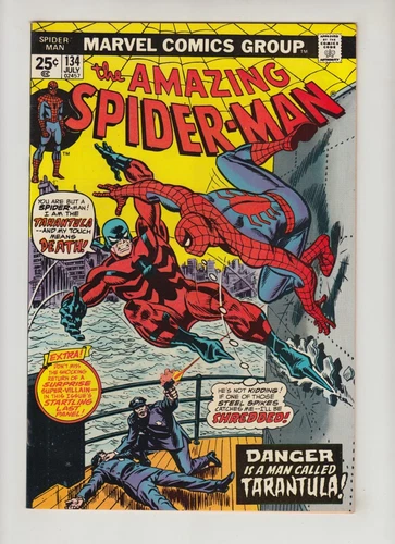 AMAZING SPIDER-MAN #134 NM- 9.2 MARVEL COMICS 1974 *1st TARANTULA