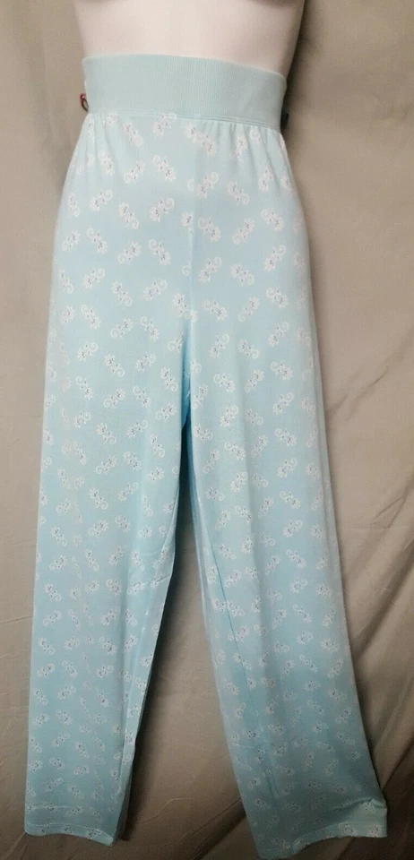 Conjunto de Pijama Azul Charter Club Floral Manga Larga Pantalón Mediano 42" BUSTO IRREGULAR Foto 3 de 4