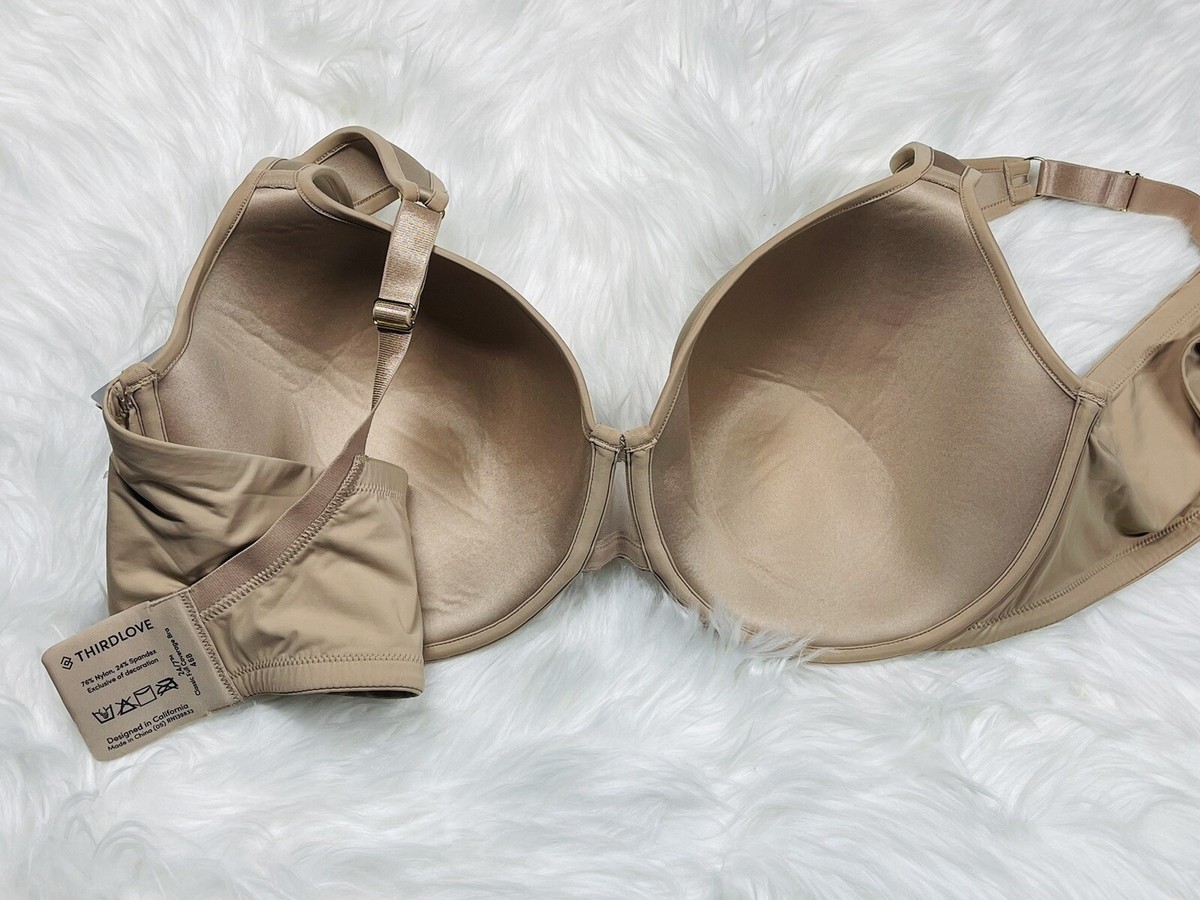 ThirdLove Classic T-shirt Bra 24/7 UW Memory Foam Cups size 46B