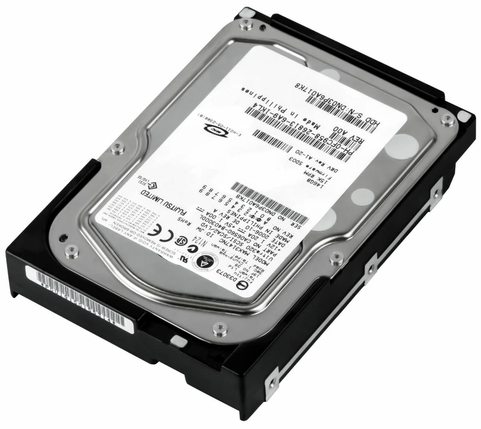 Hard Dell 0FC958 FC958 146GB 15000U/Min SCSI U320 8MB MAX3147NC 3.5'' Inch - Image 2 of 3