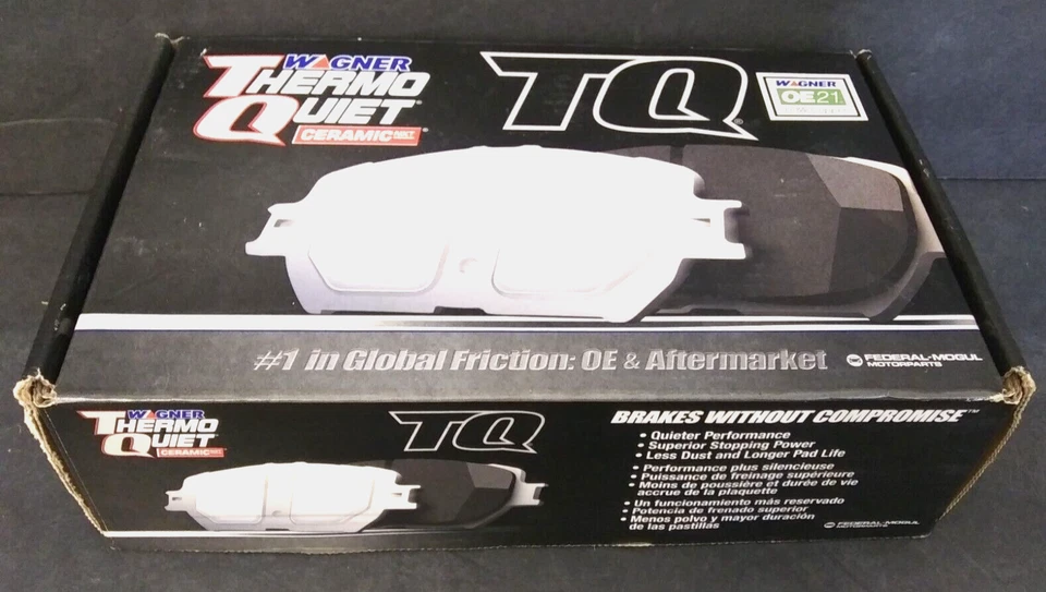 Juego de pastillas de freno delanteras Wagner TQ QC1192 cerámica con herrajes para Mazda 6 2006 2013 Foto 3 de 4