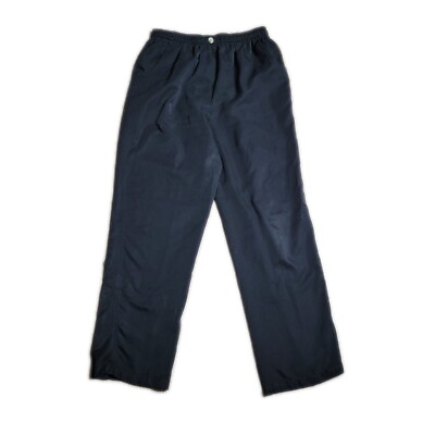 Hillard & Hanson Pull On Elastic Waist Crop Black Pants ~ Sz PM ~ 26'' Inseam