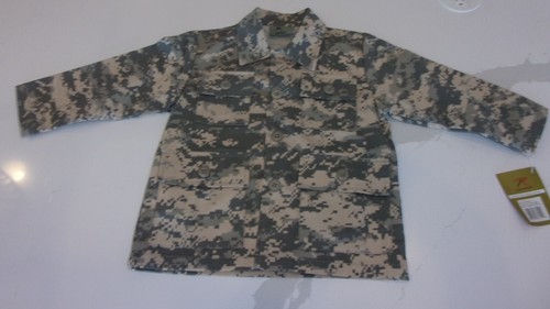YOUTH JUNIOR KIDS BOYS HUNTING MILITARY PAINTBALL AIRSOFT ACU JACKET ALL SIZES - Picture 5 of 44