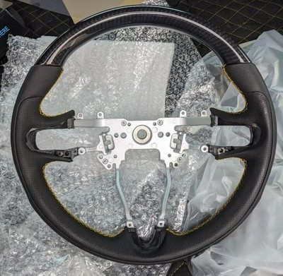 Carbon Steering Wheel 350mm For Honda CIVIC FD1 Jazz GP1 GP4 GP2 Fit GE6 GE7 GE8