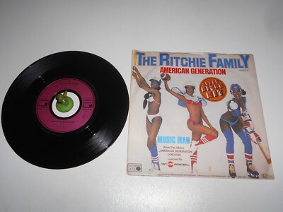 Ritchie Family - American Generation (1978) Vinyl 7` inch Single Vg +++