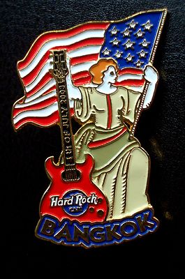HRC Hard Rock Cafe Bangkok 4th July 2003 Patriot Girl LE