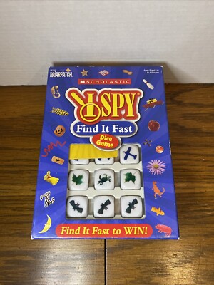 New - Briarpatch Scholastic I Spy Find It Fast Dice Game - Ages 6+ | 1-4 players