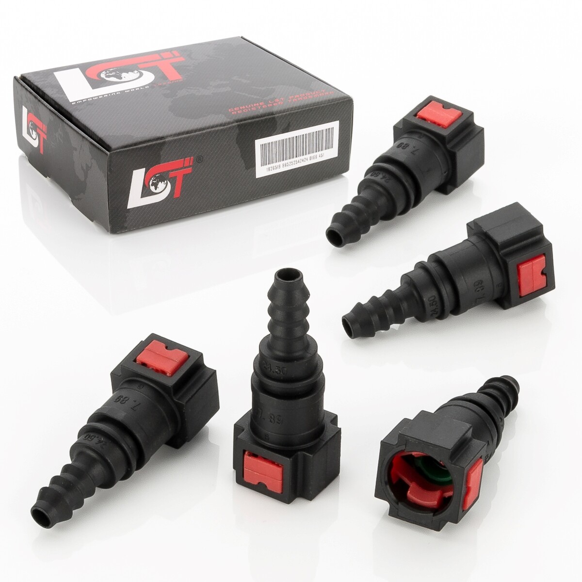 5x Fuel Line Quick-Connect Coupler Hose Connector 7.8 x 8mm