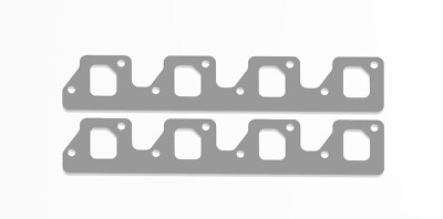 PAIR of 3/8'' thick 304ss Header Flanges For Small Block Ford 351c 2v- 1 3/4''
