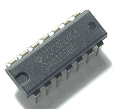 10PCS CD40106BE CMOS Hex Schmitt-Trigger Inverters New IC