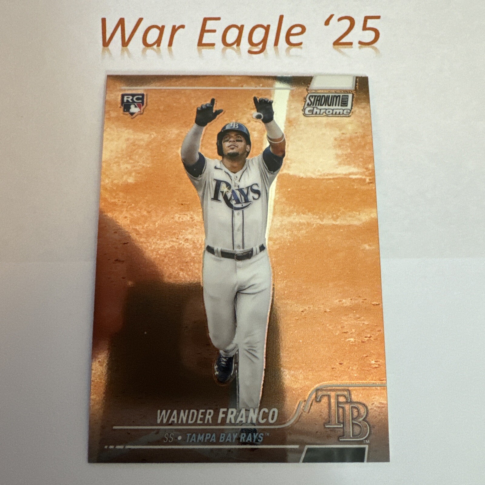 2022 Stadium Club Chrome #100 Wander Franco Tampa Bay Rays RC