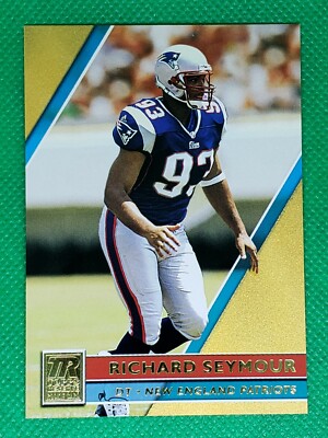 2001 Topps Reserve /999 Richard Seymour HOF ROOKIE New