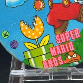 Mario mushroom Menko Super Mario Bros Famicom Card Nintendo 1985 NES Japanese